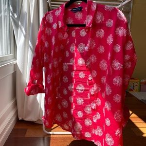 French Curve Button Up